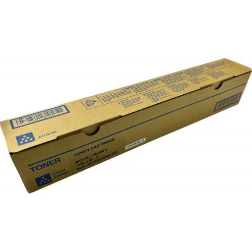 Comp Konica Minolta Bizhub C258 Cyan Toner TN324C A8DA450