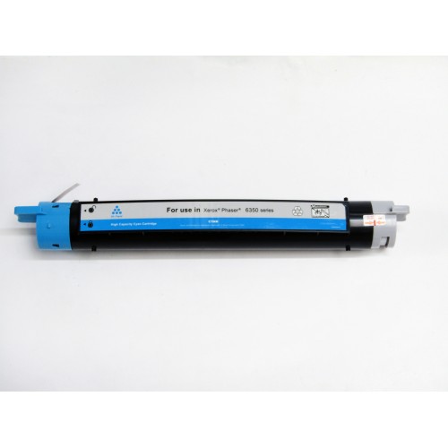 Reman Xerox Phaser 6350 Hi Cap Cyan Toner 106R01144