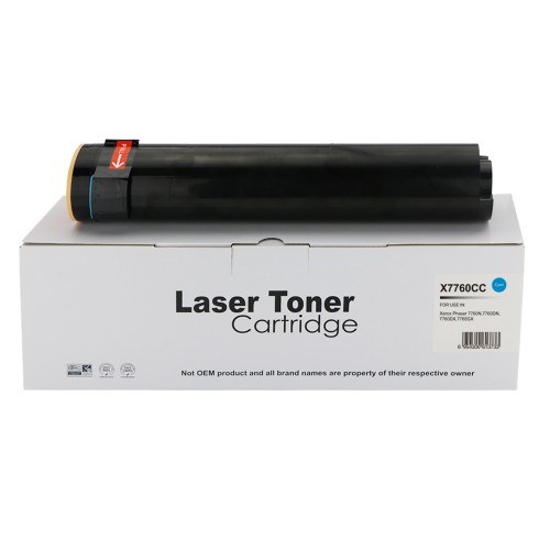 Comp Xerox Phaser 7760 Hi Cap Cyan Toner 106R01160