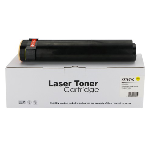 Comp Xerox Phaser 7760 Hi Cap Yellow Toner 106R01162