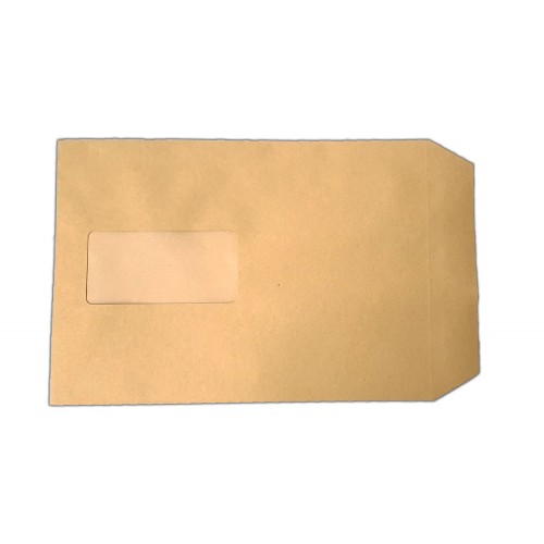 C5 Envelopes Window Self Seal 90gsm Manilla (Pack of 500)