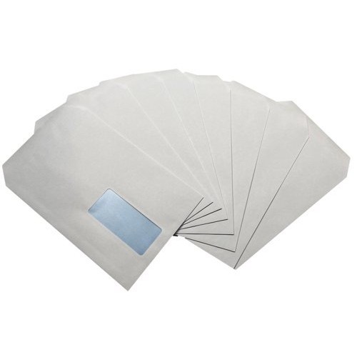 UP C5 Envelopes Window Peel and Seal 90gsm White (Pack of 500)
