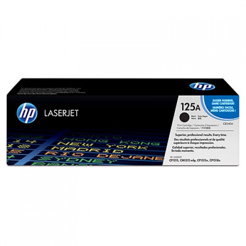 OEM HP CB540A Black 2200 Pages Original Toner 125A