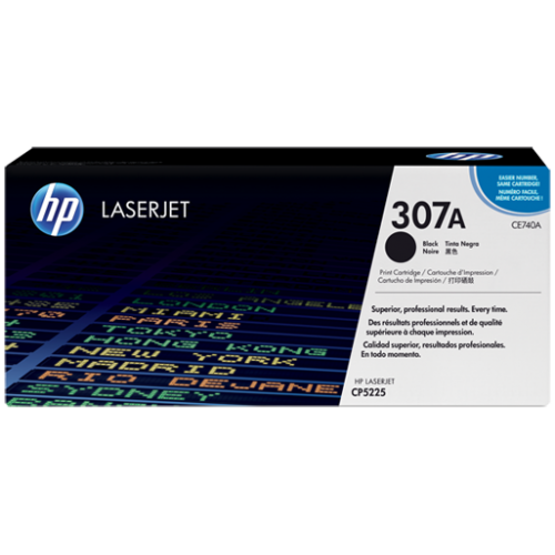 OEM HP CE740A Black 7000 Pages Original Toner 307A