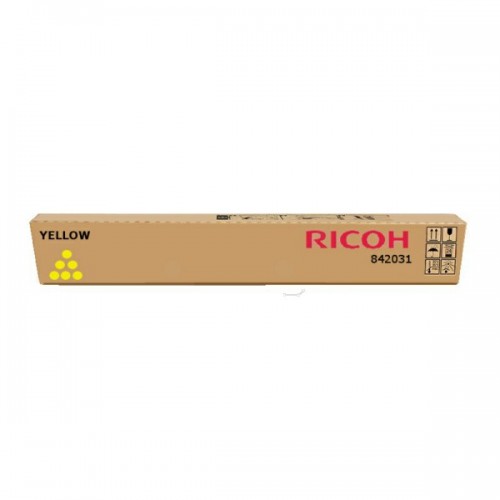 OEM Ricoh MPC3000 Toner Ctg Yellow 842031 also for 888641