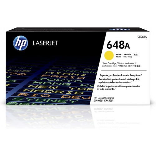 OEM HP CE262A (648A) Yellow Toner