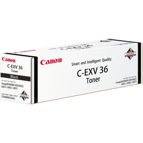 OEM Canon 3766B002AA 6055/65/75 Black Toner CEXV36