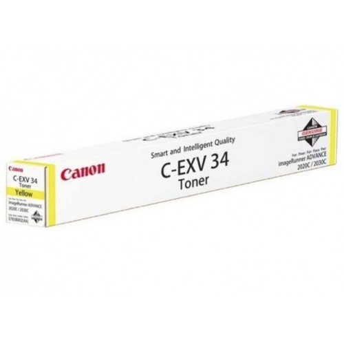 OEM Canon CEXV34 Yellow Toner Ctg 3785B002AA