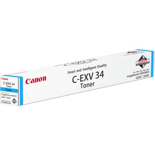 OEM Canon CEXV34 Cyan Toner Ctg 3783B002AA