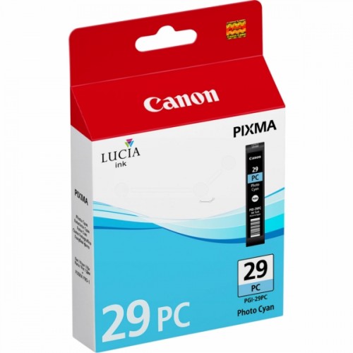 OEM Canon 4876B001 PGI-29PC Ink Cartridge Photo Cyan 1445 36ml