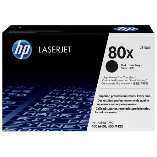 OEM HP CF280X Black 6900 Pages Original Toner 80X