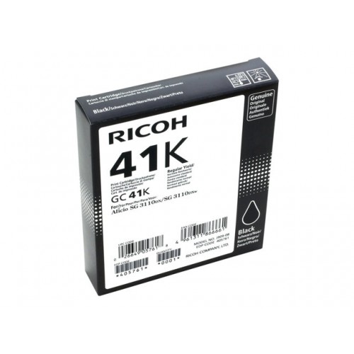 OEM Ricoh SG2100 Black Gel Ink Hi Yld GC41K  405761