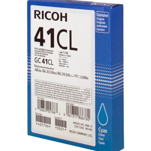 OEM Ricoh SG2100 Cyan Gel Ink SY GC41CL  405766