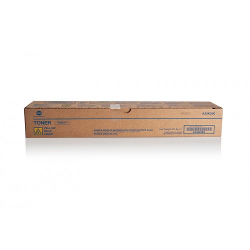 OEM Konica Minolta Bizhub C224 Yellow Toner  TN321Y A33K250