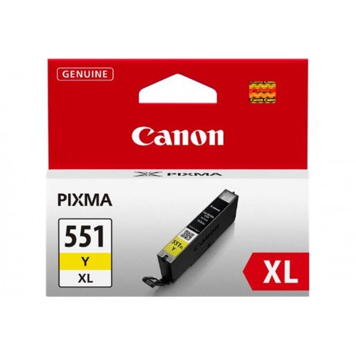 OEM Canon CLI-551YXL Yellow High Capacity Ink Cartridge 6446B001