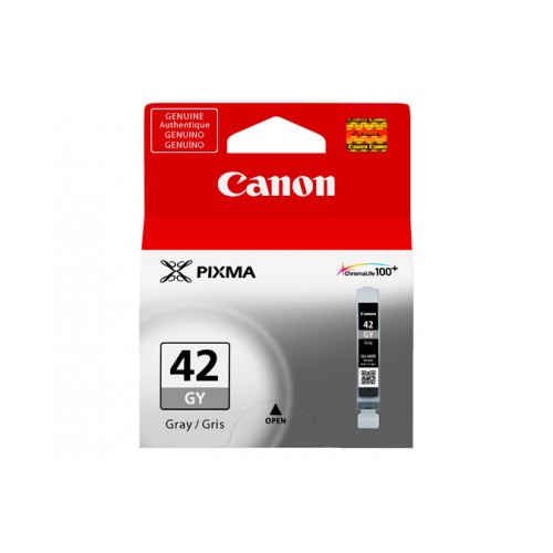 OEM Canon 6390B001 (CLI-42GY) Ink Cartridge Gray 492 Pages 492 Photos 13ml