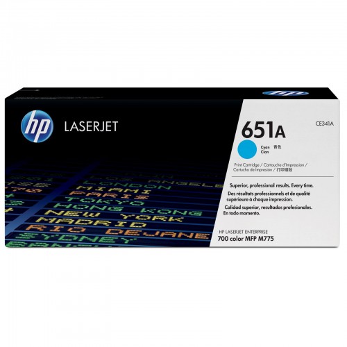 OEM HP CE341A (651A) Cyan Toner
