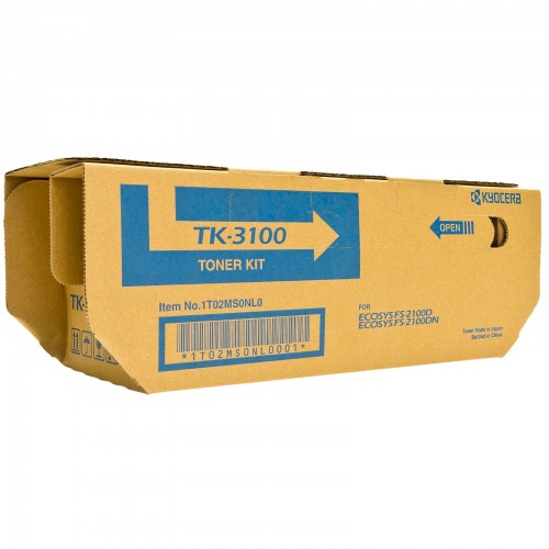 OEM Kyocera TK3100 Black 12500 Pages Original Toner