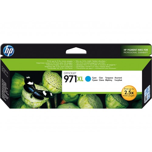 OEM HP CN626AE (971XL) Ink Cartridge Cyan 6.6K Pages 87ml