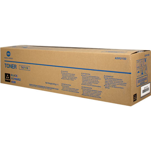OEM Konica Minolta A3VU150 TN711K Black Toner