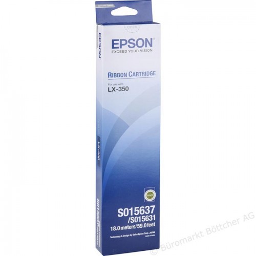 OEM Epson C13S015637 LX350/LX300 BLACK RIBBON