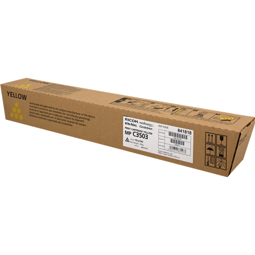 OEM Ricoh MPC3503 Yellow Toner 841818