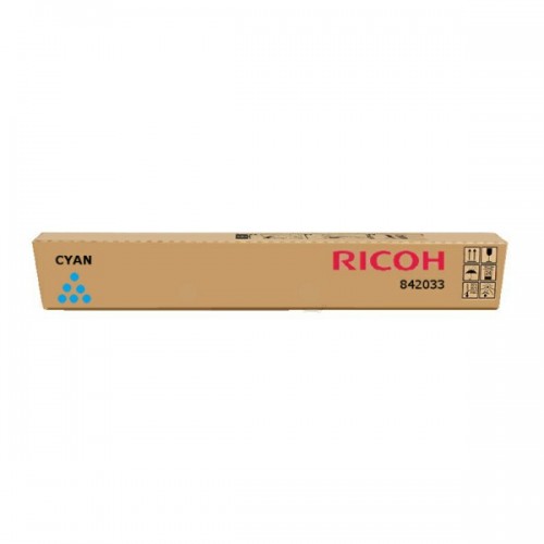 OEM Ricoh MPC3000 Toner Ctg Cyan 842033 also for 888643