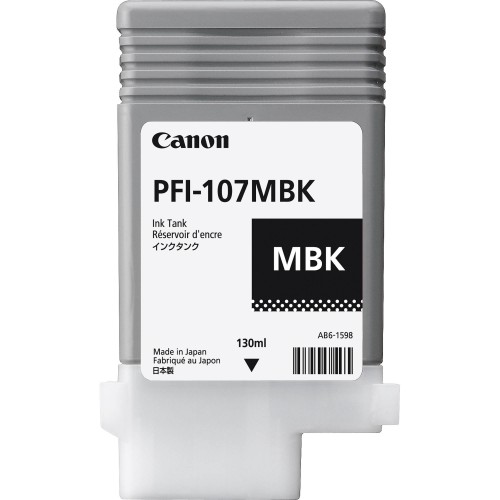 OEM Canon 6704B001 PFI-107MBK ink cart MATT BLACK