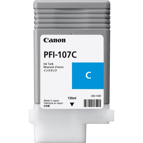 OEM Canon 6706B001 PFI-107C ink cart CYAN