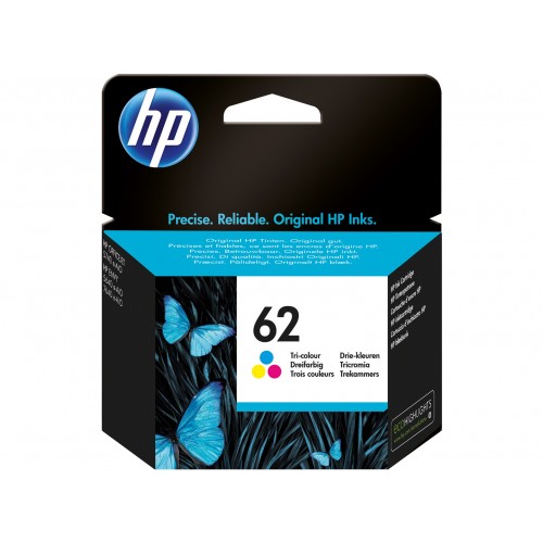 OEM HP 62 Tri-Colour Original Ink Cartridge C2P06AE