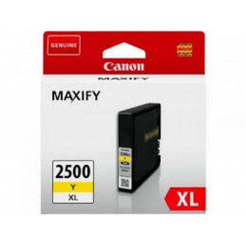 OEM Canon PGI-2500XLY High Capacity Yellow Ink Cartridge