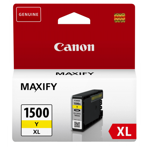 OEM Canon PGI-1500XLY Yellow Hi Cap Ink Cartridge