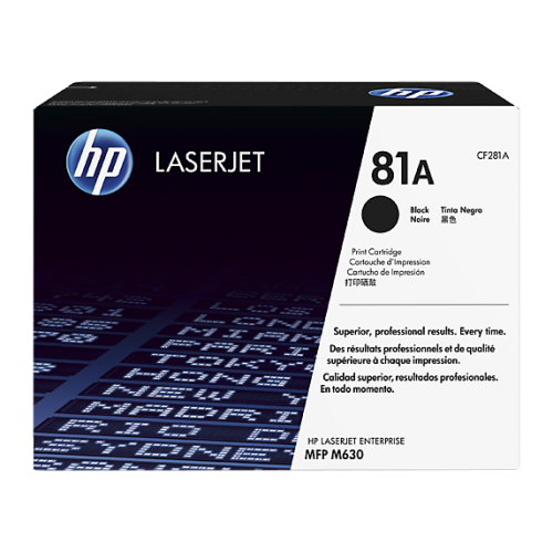 OEM HP CF281A Black 10500 Pages Original Toner 81A