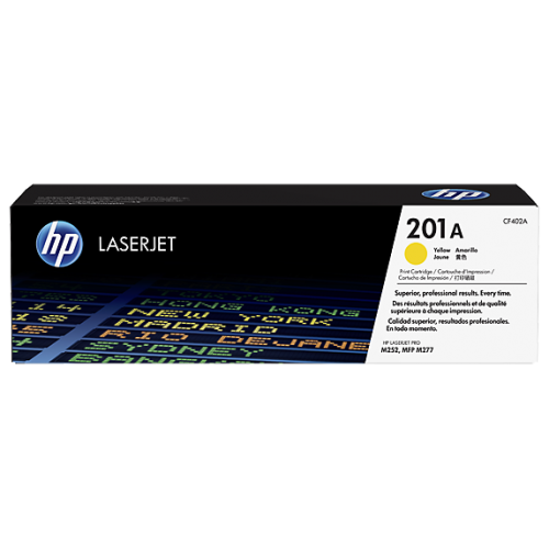 OEM HP CF402A Yellow 1400 Pages Original Toner 201A