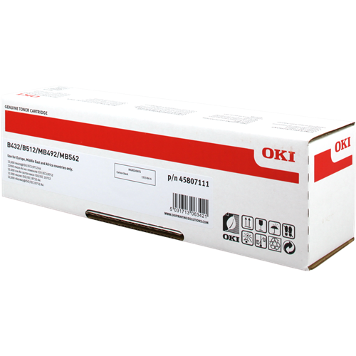 OEM OKI B432 12000 pages Original Toner 45807111