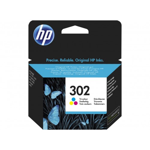 OEM HP 302 Tri-Colour Original Ink Cartridge F6U65AE