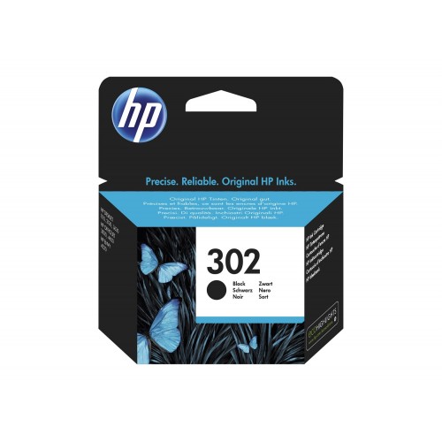 OEM HP 302 Black Original Ink Cartridge F6U66AE