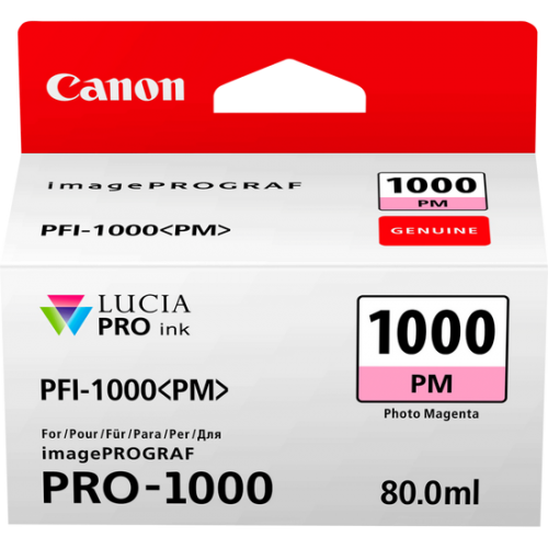 OEM Canon 0551C001 PFI-1000PM ink cart PHOTO MAGENTA