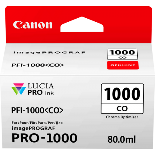 OEM Canon 0556C001 PFI-1000CO ink cart CHROMA OPTIMIZER