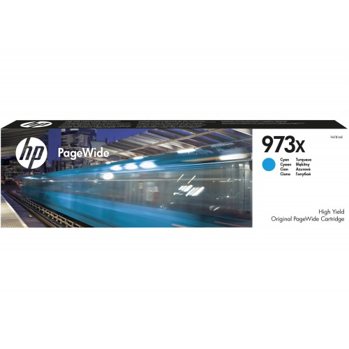 OEM HP 973X  High Yield Cyan 7000 Pages Original Ink F6T81AE