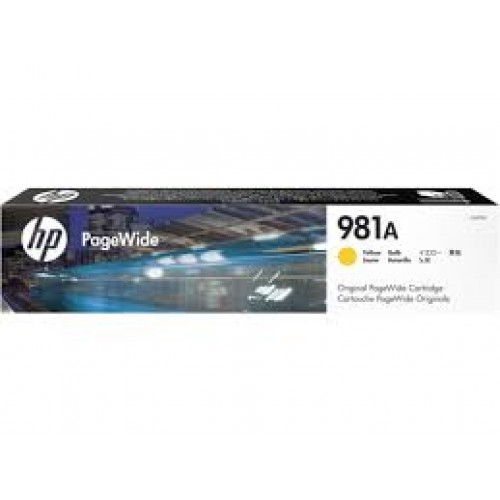 OEM HP 981A 6000 Pages Yellow Ink Cartridge J3M70A