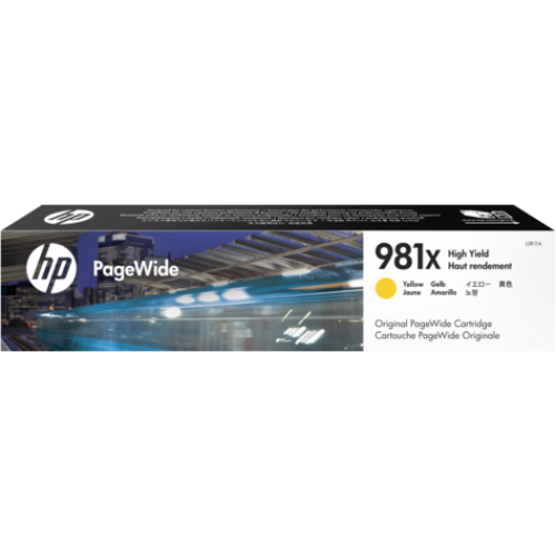 OEM HP L0R11A 981X Yellow 10000 Pages Original Ink