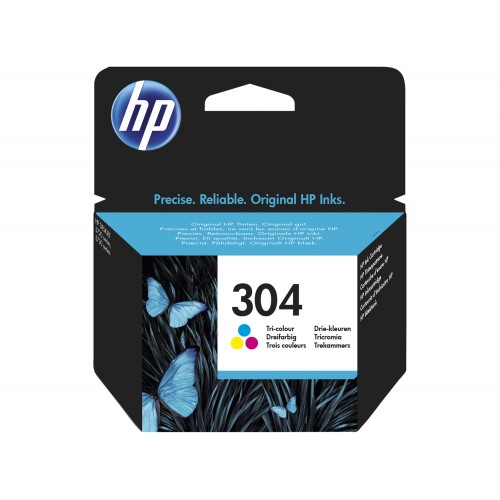 OEM HP 304 Tri-Colour Original Ink Cartridge N9K05AE