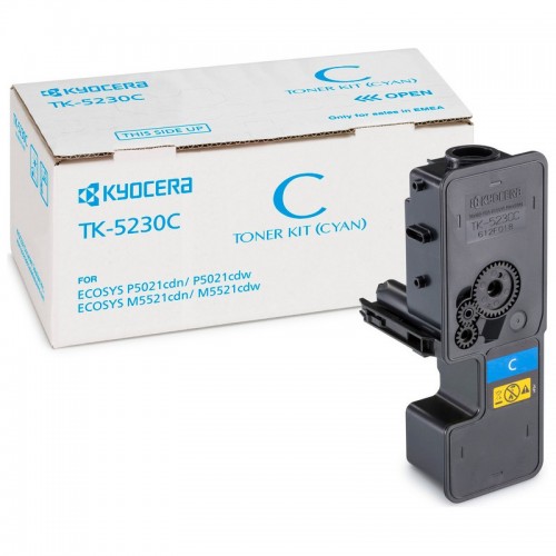 OEM Kyocera TK5230C Cyan 2200 Pages Original Toner 1T02R9CNL0