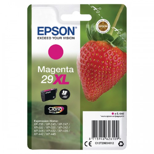 OEM Epson Magenta 29XL Claria Home Ink
