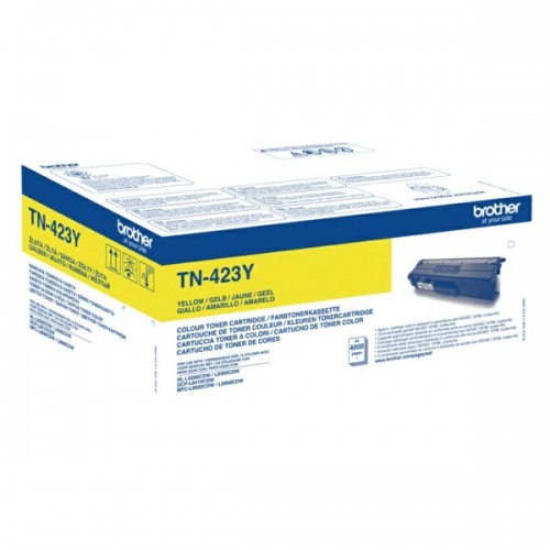 OEM Brother TN423Y Yellow 4000 Pages Original Toner