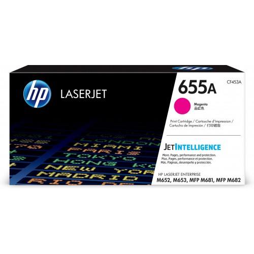 OEM HP CF453A 655A Toner cartridge magenta 10.5K HP LaserJet M 652/681