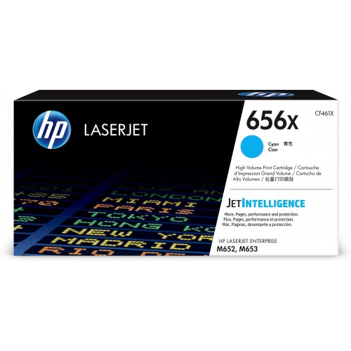OEM HP CF461X 656X Toner Cartridge Cyan 22K for HP LaserJet M 652