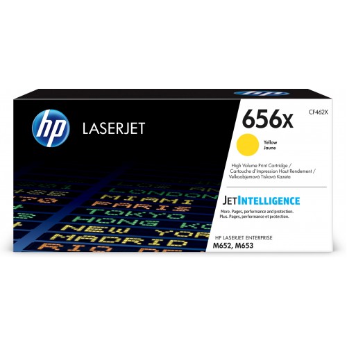 OEM HP CF462X 656X Toner cartridge yellow 22K for HP LaserJet M 652