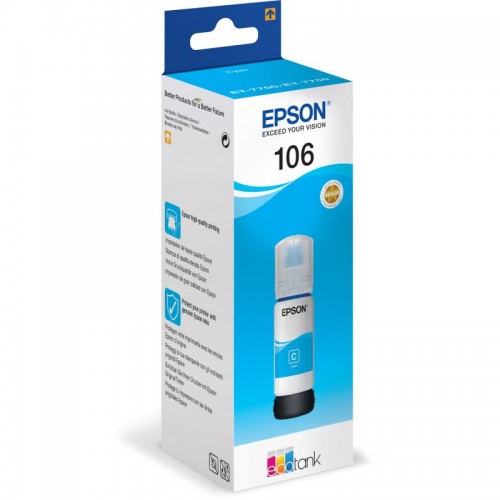 OEM Epson C13T00R240 (106) Ink Bottle Cyan 5K Pages 70ml